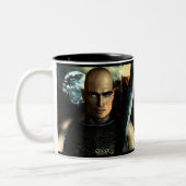 "Doppeltes versah Fantasie-" Tasse mit Seiten (Links)