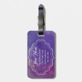 Doppeltes versah grüner Libellen-Gepäckanhänger Gepäckanhänger (Rückseite vertikal)