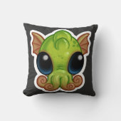 Doppeltes versah gutes/schlechtes Baby Cthulhu Kissen (Vorderseite)
