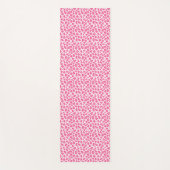 Doppeltes versah mit Seiten: Rosa Leopard und rosa Yogamatte (Vorderseite)