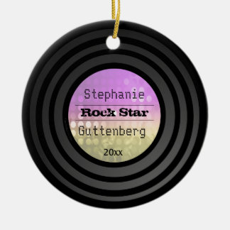 Doppeltes versah Retro Keramik Ornament