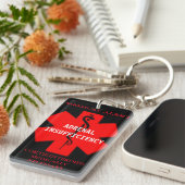 Doppeltes versah Schlüsselanhänger mit Seiten (Vorderseite rechts)