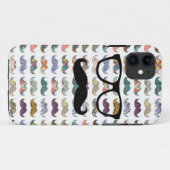 Doppeltes versah Schnurrbart mit Seiten Case-Mate iPhone Hülle (Rückseite (Horizontal))