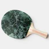 Doppeltes versah Smaragdgrün-Marmor Klingeln-pong Tischtennis Schläger (Seitenansicht)