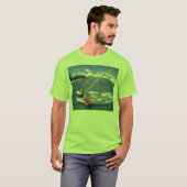 Doppeltes versah windsurf mit Seiten T-Shirt (Vorne ganz)