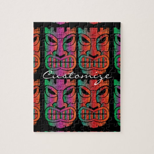 DoppelTiki Skulptur Thunder_Cove Puzzle (Vertikal)