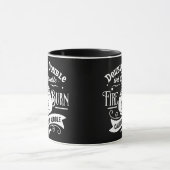 Doppeltoil und Trouble Cauldron Halloween Tasse (Zentrum)