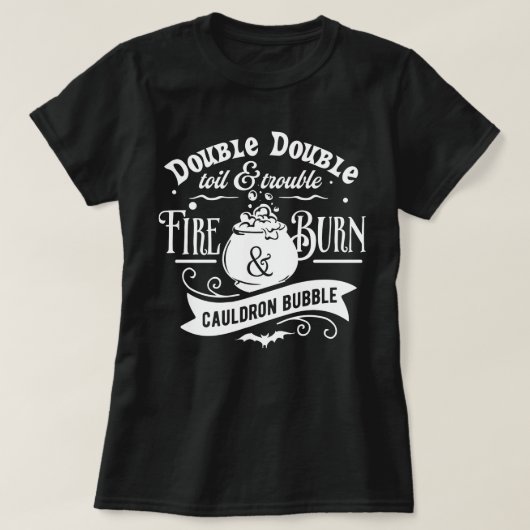 Doppeltoilette und problemloses einfaches T-Shirt (Design vorne)