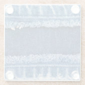 Doppeltone-Blechbezug Glasuntersetzer (Rückseite)