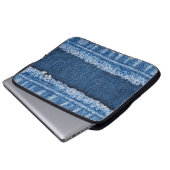 Doppeltone-Blechbezug Laptopschutzhülle (Vorne Knopf)