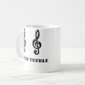 Doppeltreble-Tasse Kaffeetasse (Vorderseite Links)