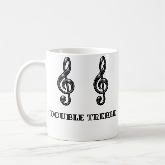 Doppeltreble-Tasse Kaffeetasse (Links)