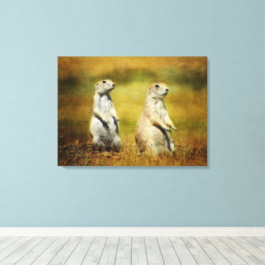 Doppeltrouble Canvas Print Leinwanddruck (Insitu (Holzboden))