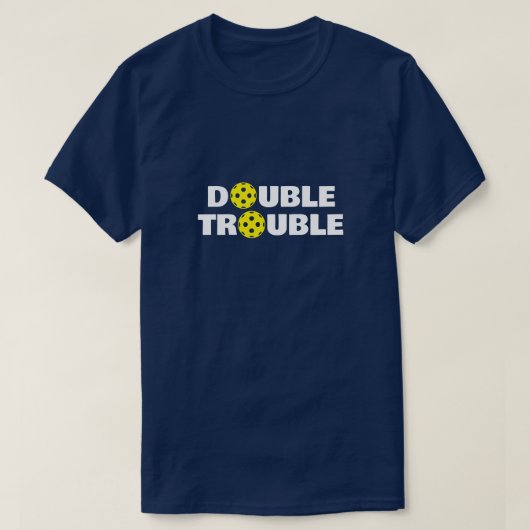 DOPPELTROUBLE Pflücke in Shirts für Männerteams (Design vorne)