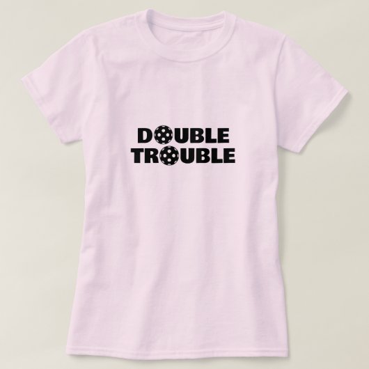 DOPPELTROUBLE Pflücke in Shirts für Teamspieler (Design vorne)