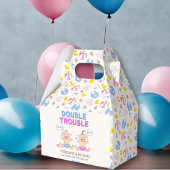 Doppeltrouble Twin Boy & Girl Baby Dusche Geschenkschachtel