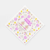 Doppeltrouble Twin Girls Babydusche Serviette (Ecke)