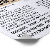 Doppeltür, Fenster- und Türklappen-Fitnessstudio Poster (Ecke)