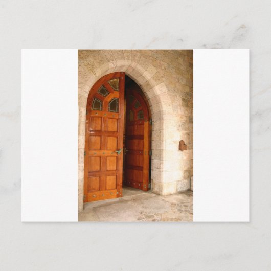 Doppeltür Postkarte (Vorderseite)