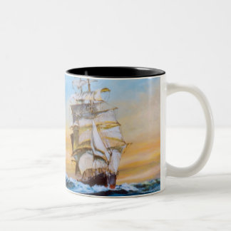 Doppelüberfahrt-Tasse Zweifarbige Tasse