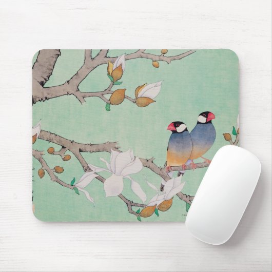 Doppelvögel in den Niederlassungen Mousepad (Mit Mouse)