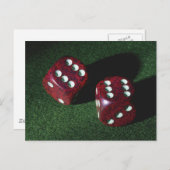 Doppelwürfel Postkarte (Vorne/Hinten)