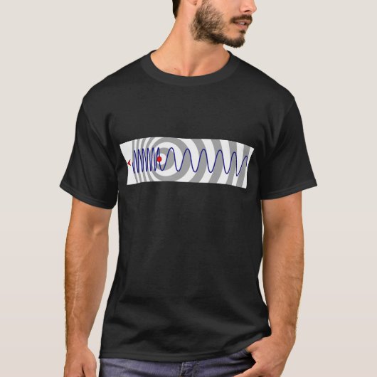 Doppler-Effektdiagramm T-Shirt (Vorderseite)
