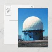 Doppler Weather Radar Station - Norman Postkarte (Vorne/Hinten)