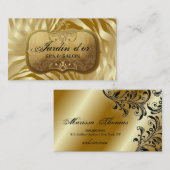 d'or 311-Jardin mit nur Zebra Visitenkarte (Vorne/Hinten)