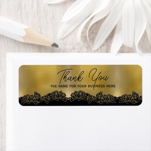 dorada con flores de gracias personalizada (Insitu)