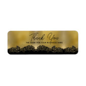 dorada con flores de gracias personalizada (Vorne)