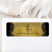 dorado con rosas para negocios personalizada (Insitu)