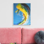 Dorado-Delphin Leinwanddruck (Insitu (Wohnzimmer))