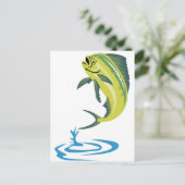 Dorado-Delphin Postkarte (Stehend Vorderseite)