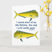 dorado, Mahi-Mahi Karte (Gelbe Blume)