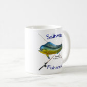 Dorado Salzwasser-Fischer-Tasse Kaffeetasse (VorderseiteRechts)