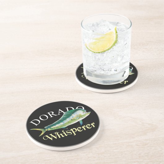 Dorado Whisperer Dark Getränkeuntersetzer (Seite)