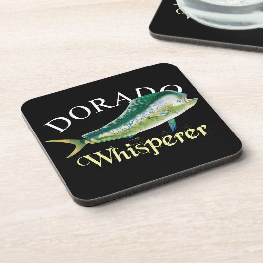 Dorado Whisperer Dark Getränkeuntersetzer (Linke Seite)