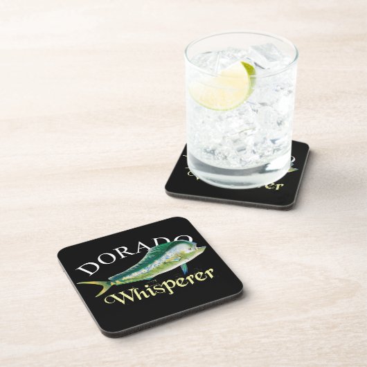 Dorado Whisperer Dark Getränkeuntersetzer (Rechte Seite)