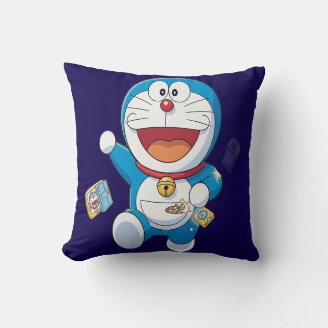 Doraemon Kissen – Spaß- und Gadget-Stil (Vorderseite)