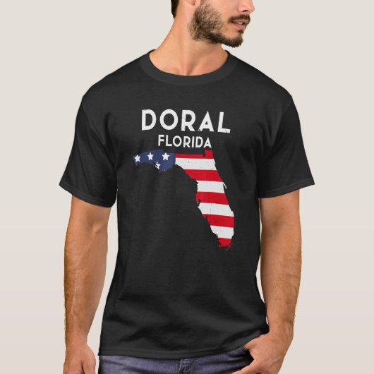 Doral Florida USA Staat America Travel Floridian T-Shirt (Vorderseite)