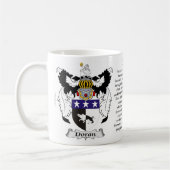 Doran Familien-Wappen Kaffeetasse (Links)