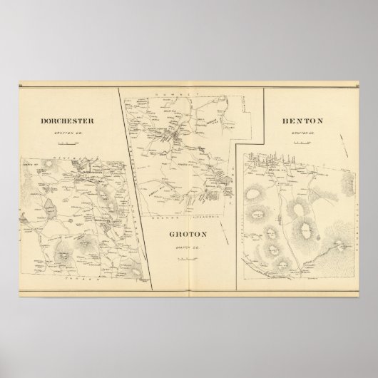 Dorchester, Groton, Benton Poster (Vorne)