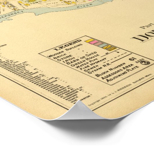 Dorchester, Massachusetts 3 Poster (Ecke)