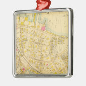 Dorchester, Massachusetts 3 Silbernes Ornament (Links)