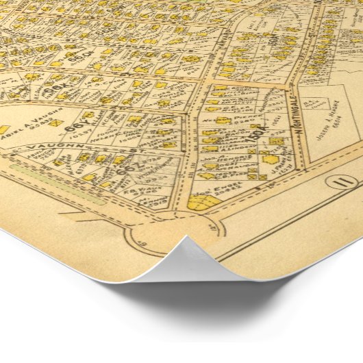 Dorchester, Massachusetts 4 Poster (Ecke)