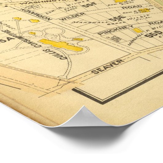 Dorchester, Massachusetts 7 Poster (Ecke)