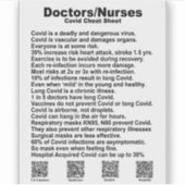 Dorctor/Schwesternschüler-Bettaufkleber Aufkleber (Vorderseite)