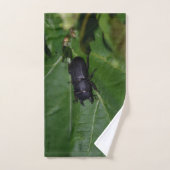 Dorcus parallelipipedus , der kleinere Hirschkäfer Badhandtuch Set (Handtuch)