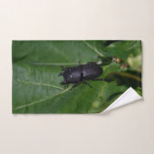 Dorcus parallelipipedus , der kleinere Hirschkäfer Badhandtuch Set (Handtuch)